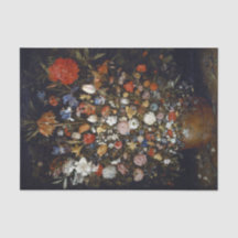 Blume in einem Holzschiff (von Jan Brueghel)