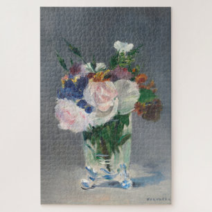 Blume in einem Kristallvase-Manet Puzzle