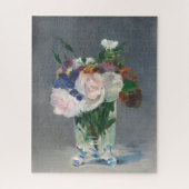 Blume in einem Kristallvase-Manet Puzzle (Vertikal)