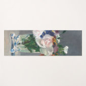 Blume in einem Kristallvase-Manet Yogamatte (Vorderseite (Horizontal))