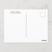 Blume in einem Olive Jar Paul Cezanne Postkarte (Rückseite)