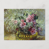 Blume in einem Pot - Claude Monet Postkarte (Vorderseite)