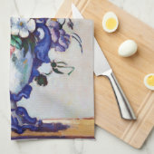 Blume in einem Rokoko Vase, Paul Cezanne Geschirrtuch (Viertel Falte)