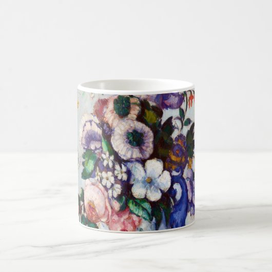 Blume in einem Rokoko Vase, Paul Cezanne Kaffeetasse (Mittel)