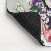 Blume in einem Rokoko Vase, Paul Cezanne Mousepad (Ecke)