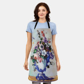 Blume in einem Rokoko Vase, Paul Cezanne Schürze (Getragen)