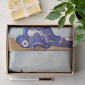 Blume in einem Rokoko Vase, Paul Cezanne Seidenpapier (Geschenk)