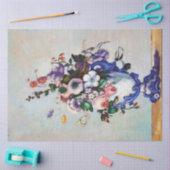 Blume in einem Rokoko Vase, Paul Cezanne Seidenpapier (Basteln)