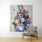 Blume in einem Rokoko Vase, Paul Cezanne Wandteppich (Beispiel)