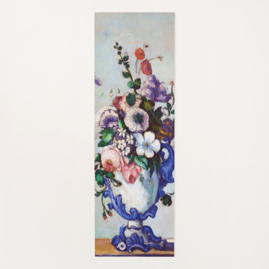 Blume in einem Rokoko Vase, Paul Cezanne Yogamatte (Vorderseite)