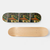BLUME IN EINEM TAN SKATEBOARD (Horizontal)