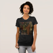 BLUME IN EINEM TAN T-Shirt (Vorne ganz)
