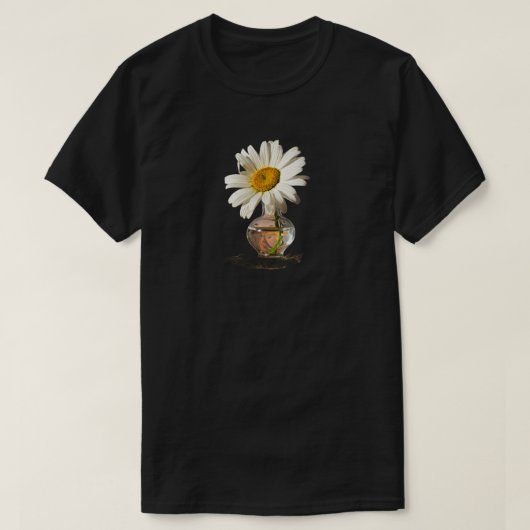 Blume in einem Topf T-Shirt (Design vorne)