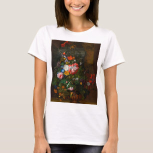 Blume in einem Urn an einer Steinkante, 1680 von R T-Shirt