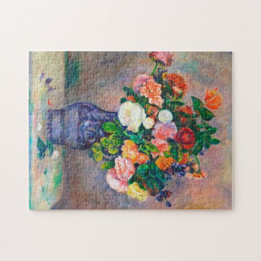 Blume in einem Vase Pierre Auguste Renoir Gemälde Puzzle (Horizontal)