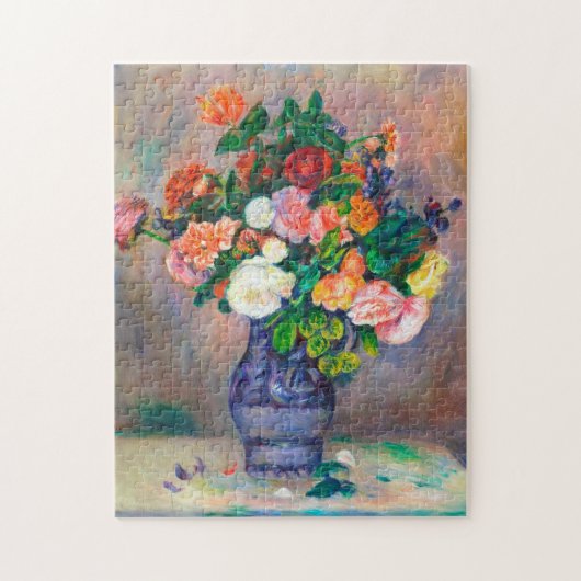 Blume in einem Vase Pierre Auguste Renoir Gemälde Puzzle (Vertikal)