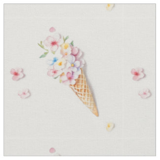 Blume in einem Waffelkegel Stoff