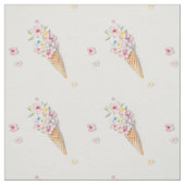 Blume in einem Waffelkegel Stoff (Muster)