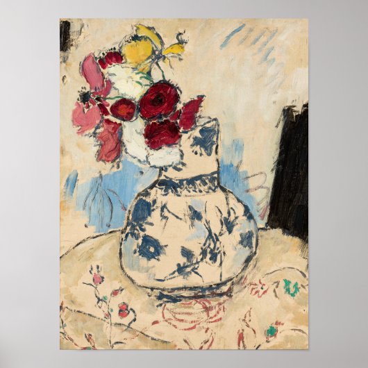 Blume in einer Blume | Tadeusz Makowski Poster (Vorne)