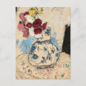 Blume in einer Blume | Tadeusz Makowski Postkarte (Vorderseite)