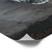 Blume in einer Delft-Vase, c.1873-75 Poster (Ecke)