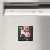 Blume in einer Glasvase Magnet (In Situ (Geschirrspüler))