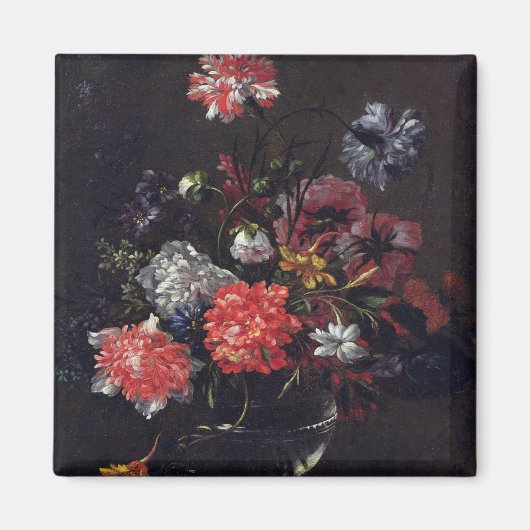 Blume in einer Glasvase Magnet (Vorne)