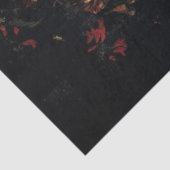 Blume in einer Glasvase mit Granatäpfeln, Ruysch Seidenpapier (Detail)