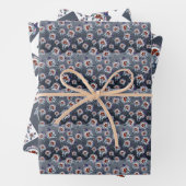 Blume in einer Glühbirne und Schmetterling in Bise Geschenkpapier Set (Beispiel)