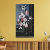 Blume in einer Kristallvase, 1652 Leinwanddruck (Insitu (Wohnzimmer))