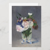 Blume in einer Kristallvase | Édouard Manet (Vorne/Hinten)