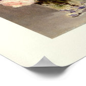 Blume in einer Kristallvase Poster (Ecke)