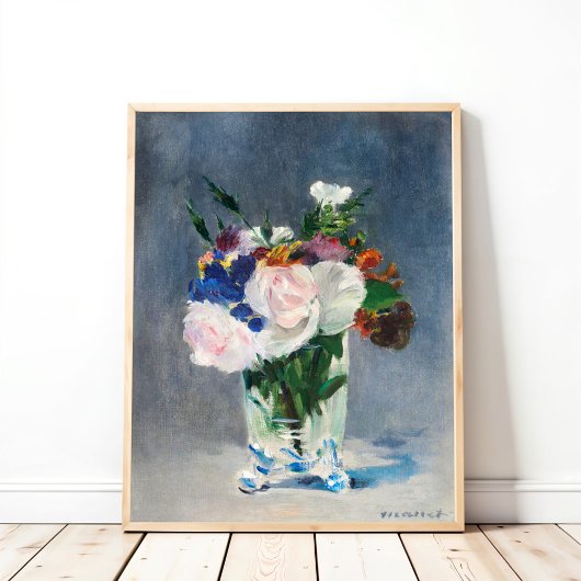 Blume in einer Kristallvase Poster