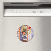 Blume in einer Schüssel Magnet (In Situ (Geschirrspüler))