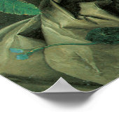Blume in einer Terra Cotta Vase Poster (Ecke)