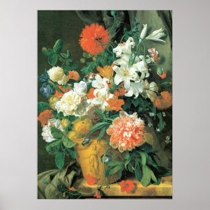 Blume in einer Terra Cotta Vase Poster