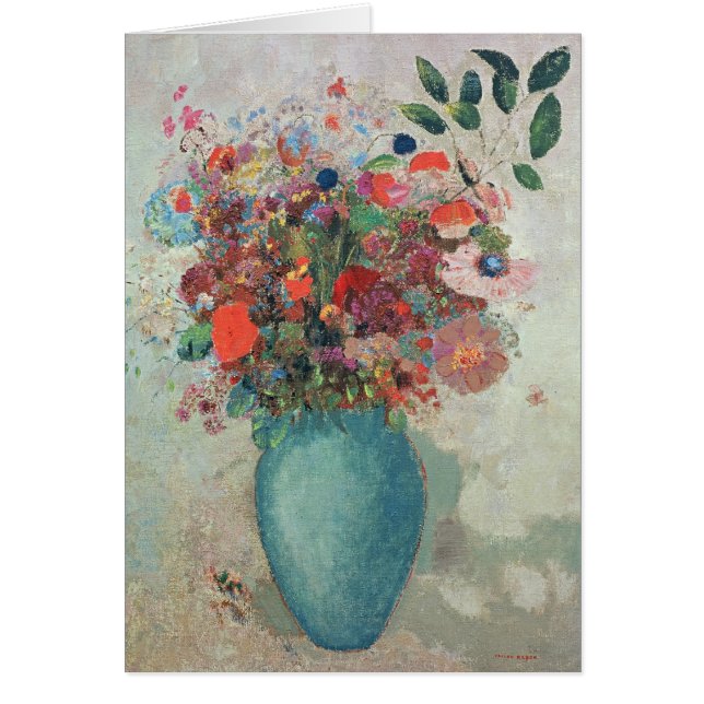 Blume in einer Türkisvase, c.1912 (Vorne)