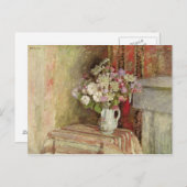 Blume in einer Vase, 1905 Postkarte (Vorne/Hinten)
