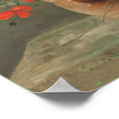 Blume in einer Vase (2) von Auguste Renoir Poster (Ecke)