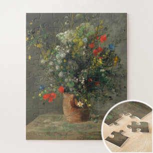 Blume in einer Vase (2) von Auguste Renoir Puzzle