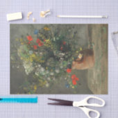 Blume in einer Vase (2) von Auguste Renoir Seidenpapier (Handwerk)