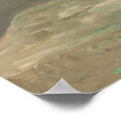 Blume in einer Vase - Auguste Renoir Kunst Poster (Ecke)