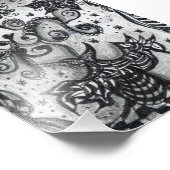 Blume in einer Vase Inspirierte Kunstdruckkunst Fotodruck (Ecke)