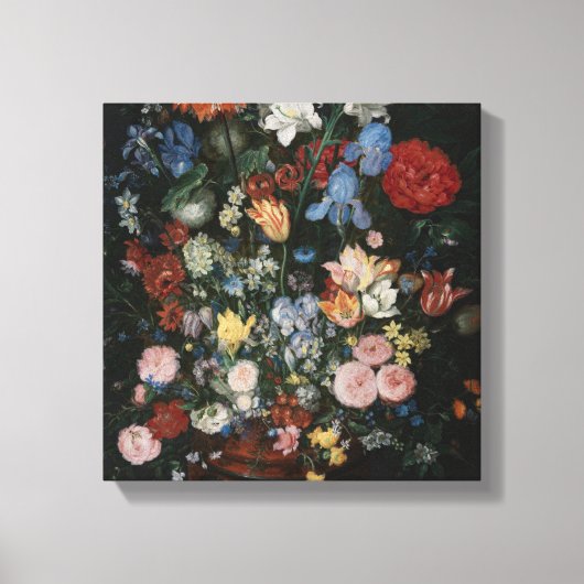 Blume in einer Vase - Jan Brueghel Leinwanddruck (Vorderseite)