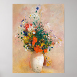 Blume in einer Vase Malerei Odilon Redon Phantasti Poster