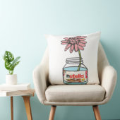 Blume in einer Vase mit Schokolade Kissen (Stuhl )