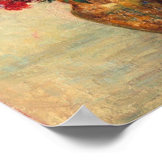 Blume in einer Vase Poster (Ecke)