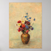 Blume in einer Vase Poster (Vorne)