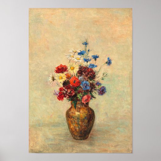 Blume in einer Vase Poster (Vorne)