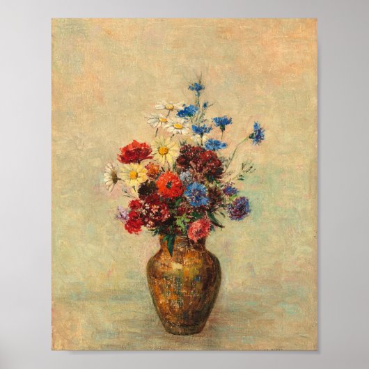 Blume in einer Vase Poster (Vorne)